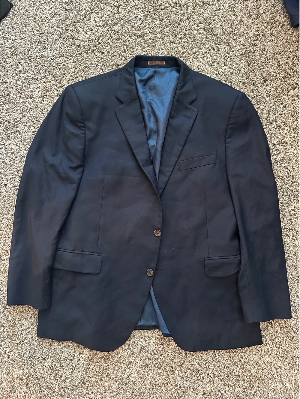 Peter millar 46R navy wool blazer sport coat (read desc.)